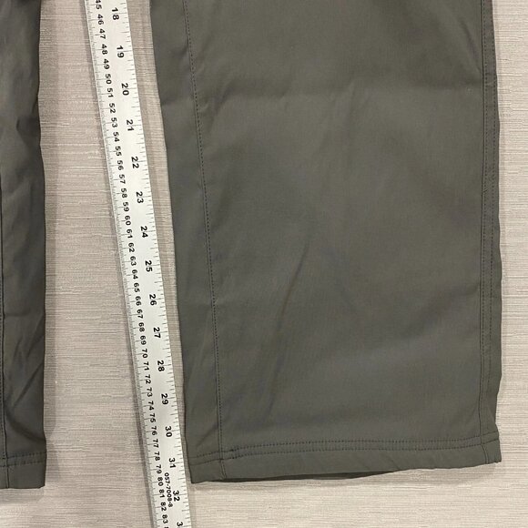 Eddie Bauer Fleece Lined Tech Pants Mens 38 x 32 Gray Water Repellent Insulated - Picture 10 of 13
